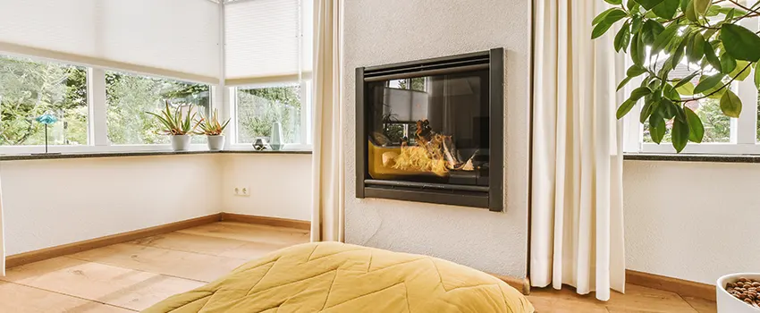 Residential Fireplace Ceramic Glass Installation in Bellmore, NY