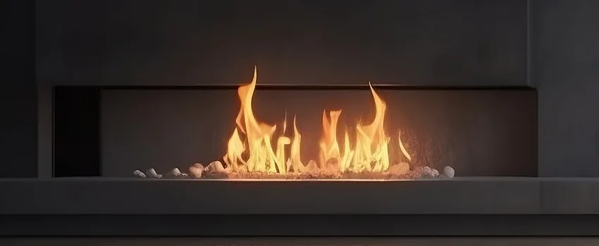 B-Vent Gas Fireplace Installation in Bellmore, NY