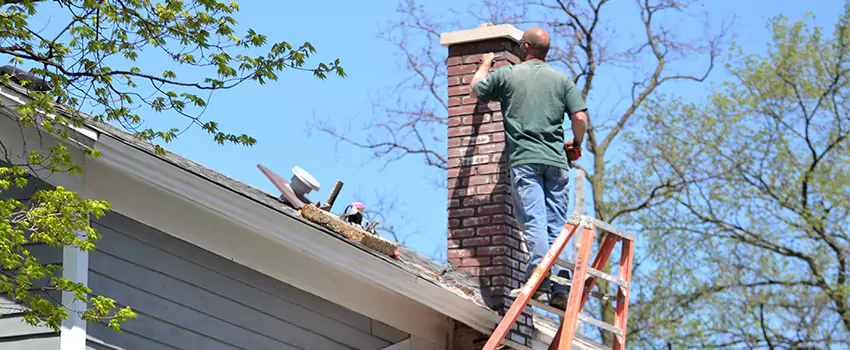 Vinyl and PVC Chimney Flashing Installation in Bellmore, NY